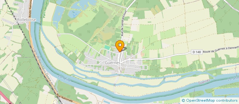 localisation de l'entreprise LA FRANDERIC  SAINT-MARTIN-LA-GARENNE