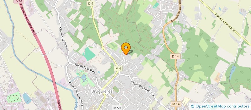 localisation de l'entreprise LA FRANQUI  BRUGUIERES