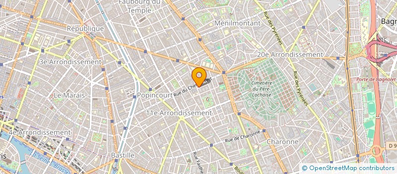 localisation de l'entreprise LA FRASQUE  PARIS