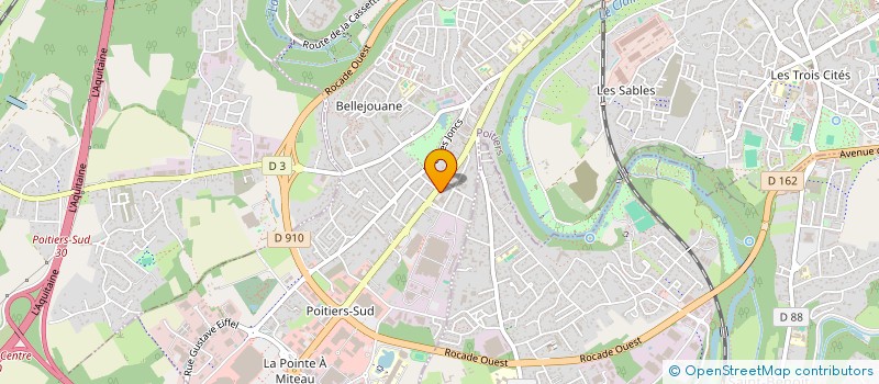 localisation de l'entreprise LA FRATERBITE  POITIERS