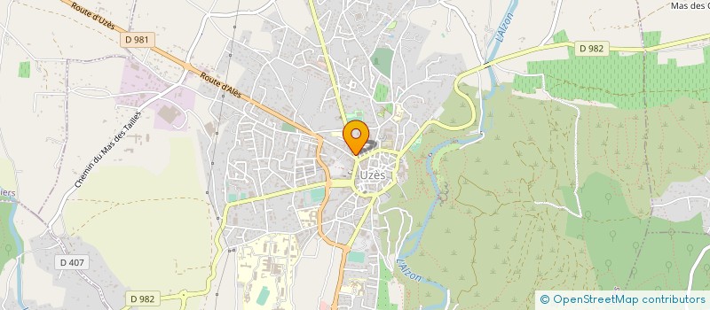 localisation de l'entreprise LA FRATERIE à UZES
