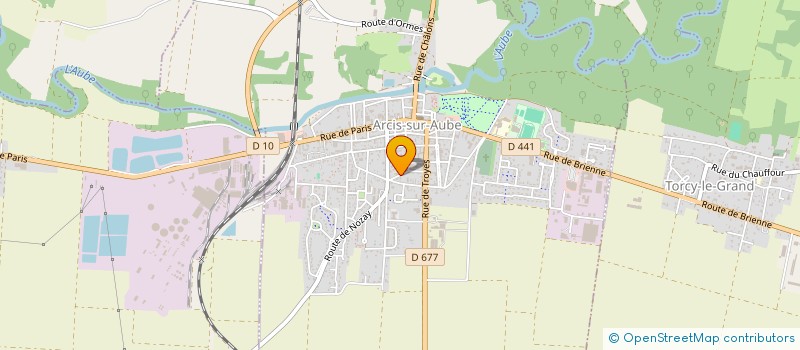 localisation de l'entreprise LA FRATERNELLE à ARCIS-SUR-AUBE