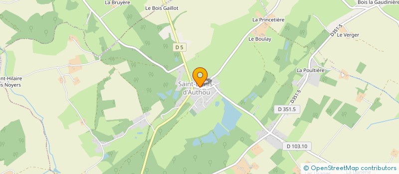 localisation de l'entreprise LA FRATERNELLE à SAINTIGNY