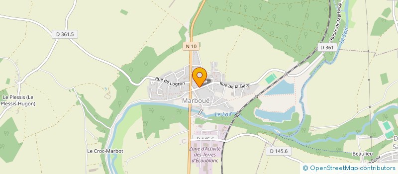 localisation de l'entreprise LA FRATERNELLE AC-PG-CATM à MARBOUE