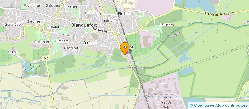 localisation de l'entreprise LA FRATERNELLE BOIS FLEURI à BLANQUEFORT