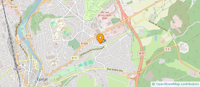 localisation de l'entreprise LA FRATERNELLE CATHOLIQUE DE GOLBEY  GOLBEY