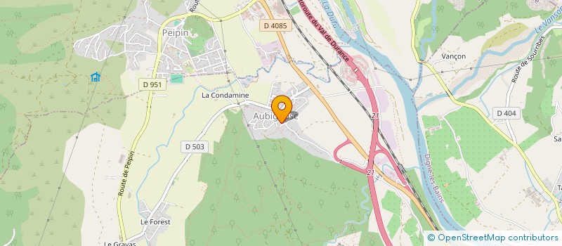 localisation de l'entreprise LA FRATERNELLE DE BEVONS-VALBELLE  VALBELLE