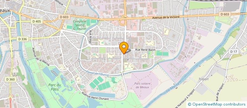 localisation de l'entreprise LA FRATERNELLE DES ILES à MEAUX
