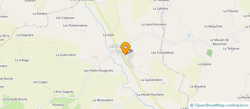localisation de l'entreprise LA FRATERNELLE PERCHERONNE à LA CHAPELLE-SOUEF