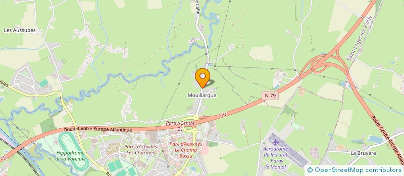 localisation de l'entreprise LA FRATERNELLE SAINT-HUGUES  PARAY-LE-MONIAL