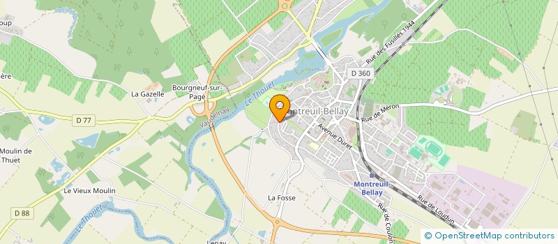 localisation de l'entreprise LA FRATERNELLE STE  EPIEDS