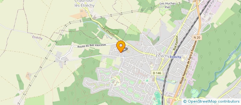 localisation de l'entreprise LA FRATERNITE  ETRECHY