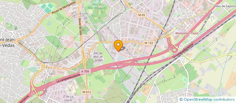 localisation de l'entreprise LA FRATERNITE à MONTPELLIER