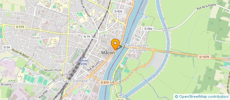 localisation de l'entreprise LA FRATERNITE à MACON