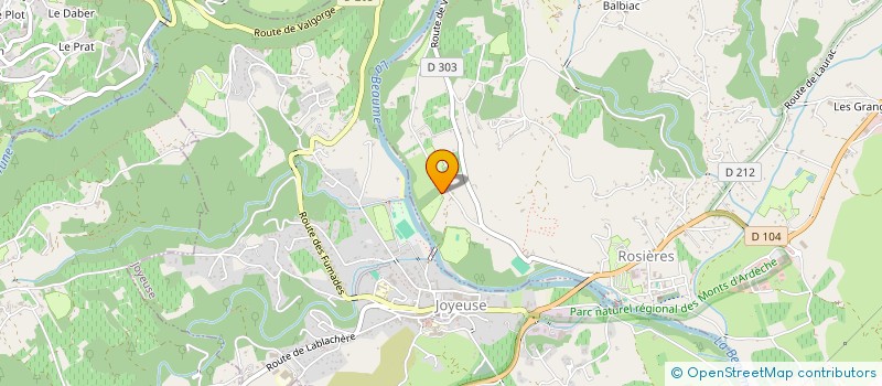 localisation de l'entreprise LA FRATRIE  ROSIERES