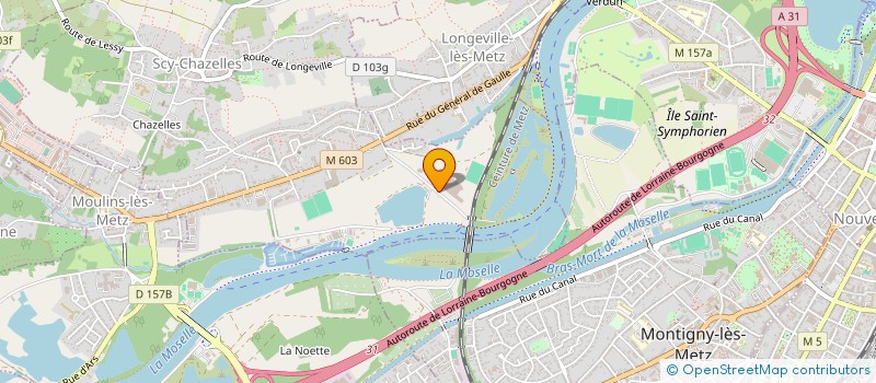 localisation de l'entreprise LA FRATRIE  SCY-CHAZELLES