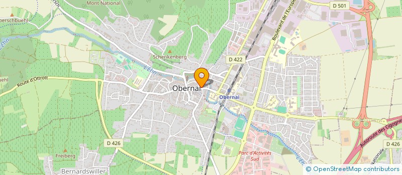localisation de l'entreprise LA FRATRIE DES GAMERS à OBERNAI