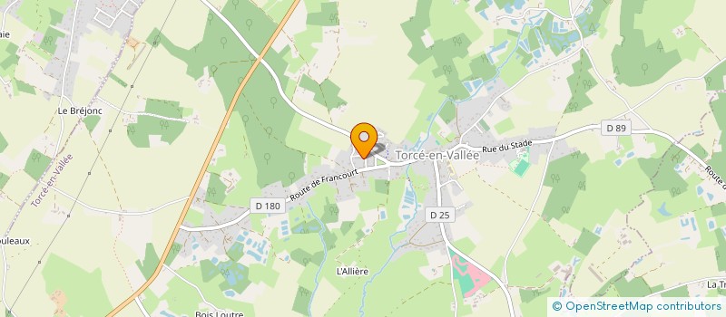 localisation de l'entreprise LA FRATRIE EN 205 : ENSEMBLE POUR L' AVENTURE  TORCE-EN-VALLEE