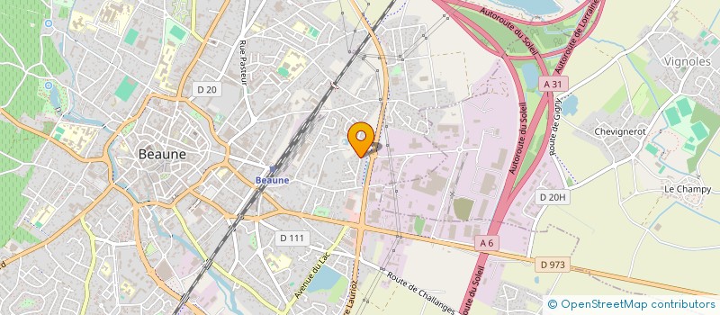 localisation de l'entreprise LA FRAYSSINIERE à BEAUNE