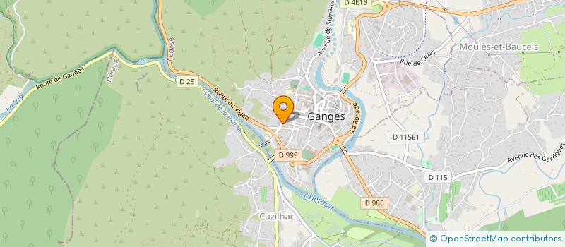 localisation de l'entreprise LA FREEP à GANGES