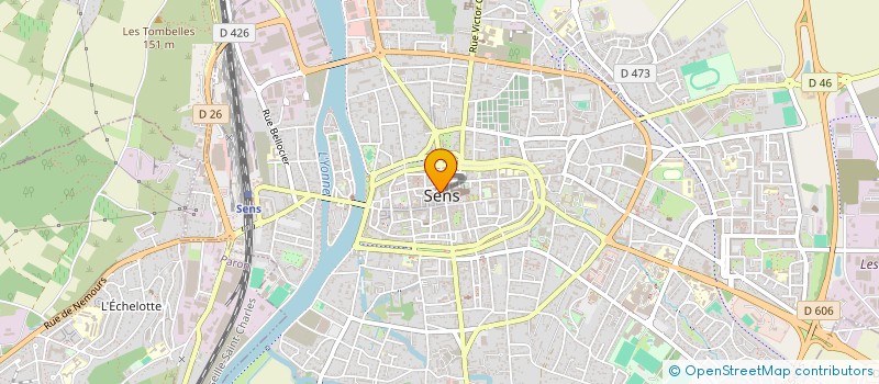 localisation de l'entreprise LA FREGATE  SENS
