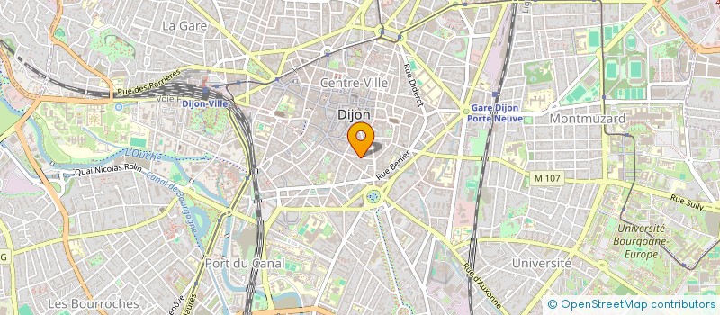 localisation de l'entreprise LA FREGATE à DIJON