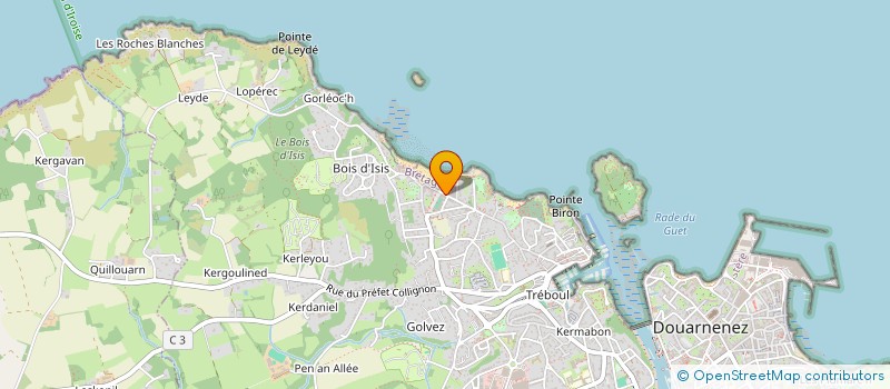 localisation de l'entreprise LA FREGATE  DOUARNENEZ