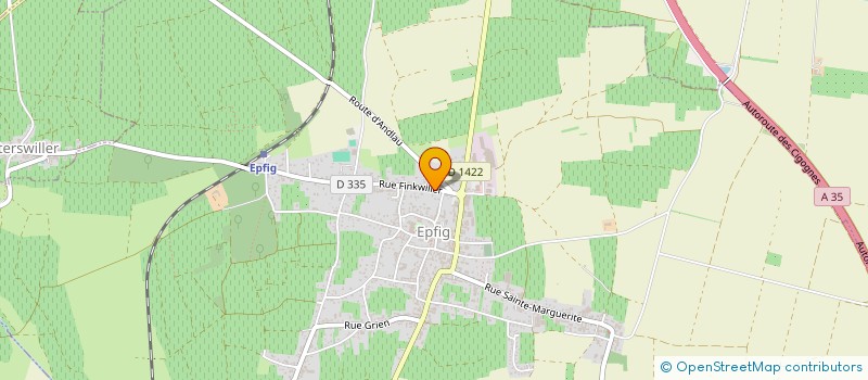 localisation de l'entreprise LA FREGATE  EPFIG