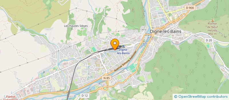 localisation de l'entreprise LA FRELINE à DIGNE-LES-BAINS