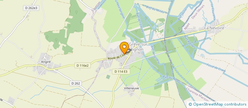 localisation de l'entreprise LA FRENAIE à LA GREVE-SUR-MIGNON