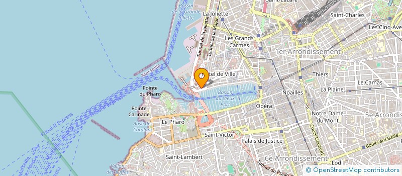 localisation de l'entreprise LA FRENCH BARCA à MARSEILLE