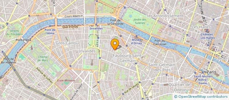 localisation de l'entreprise LA FRENCH BARCELONA  PARIS