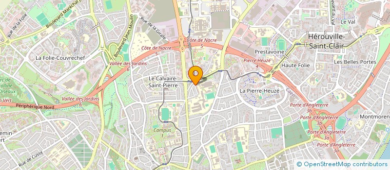 localisation de l'entreprise LA FRENCH CORP à CAEN
