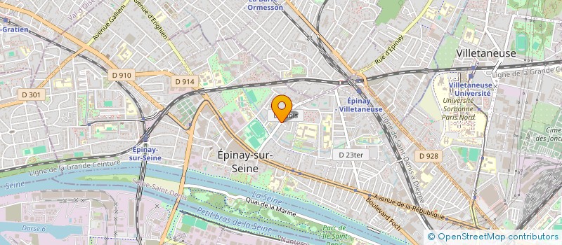 localisation de l'entreprise LA FRENCH INDUSTRY à EPINAY-SUR-SEINE