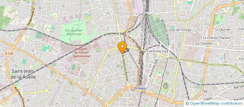 localisation de l'entreprise LA FRENCH PIZZA  ORLEANS