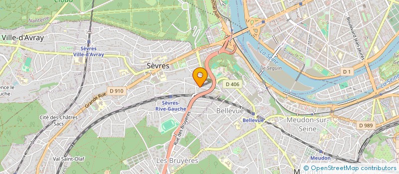 localisation de l'entreprise LA FRENCH RIVIERA à SEVRES