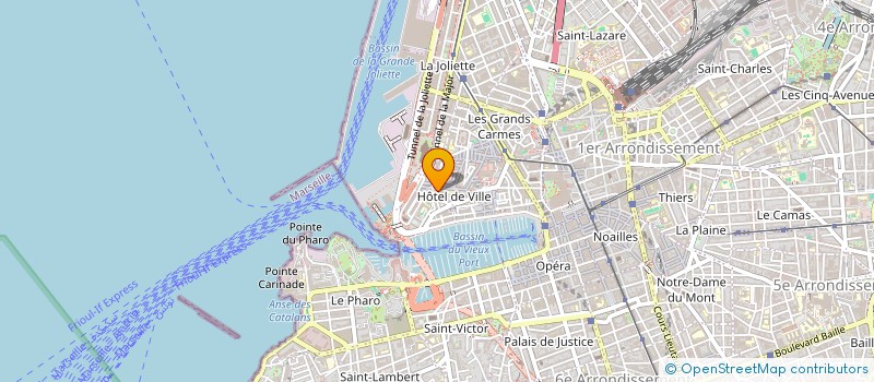 localisation de l'entreprise LA FRENCH TOUCH à MARSEILLE