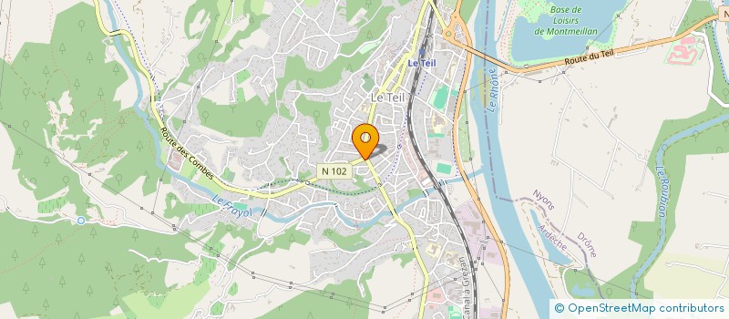 localisation de l'entreprise LA FRESH  LE TEIL