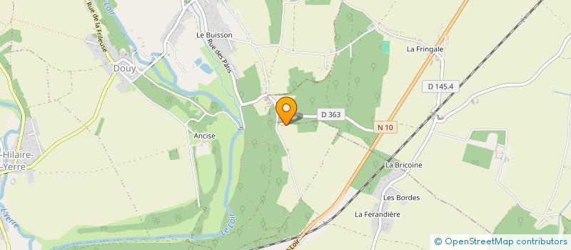 localisation de l'entreprise LA FRESLONNIERE à VALD'YERRE