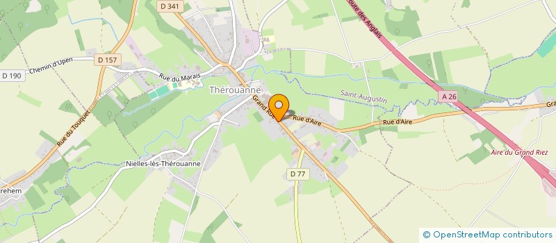 localisation de l'entreprise LA FRESNOYE  THEROUANNE