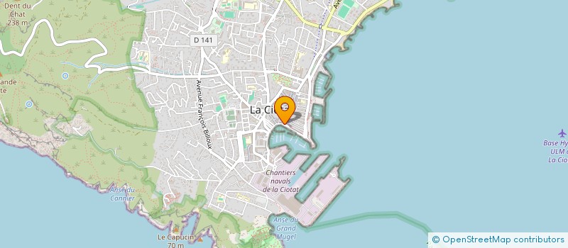 localisation de l'entreprise LA FRESQUE  LA CIOTAT