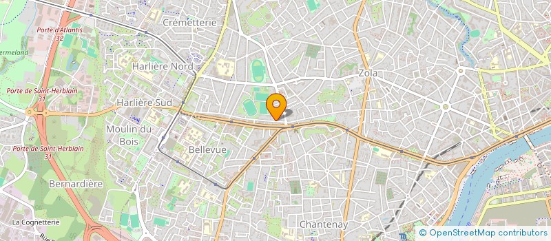 localisation de l'entreprise LA FRESQUE DE LA PREVENTION ET DE LA SANTE AU TRAVAIL  NANTES