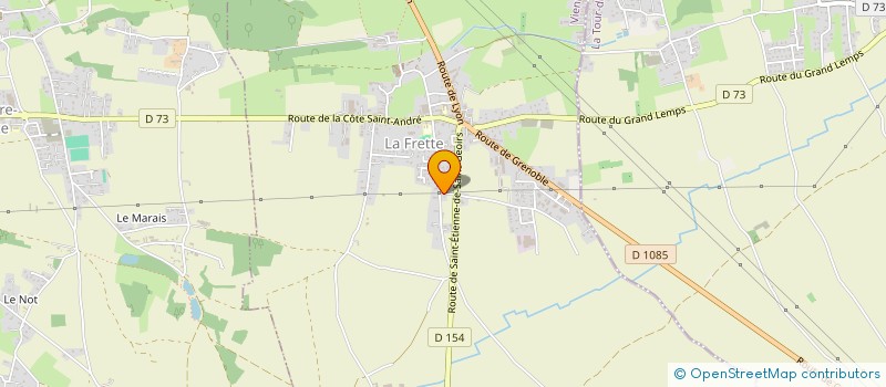 localisation de l'entreprise LA FRETTE TAXI  LA FRETTE