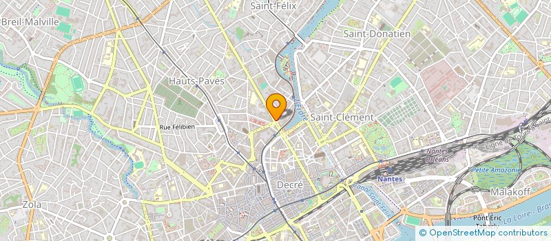 localisation de l'entreprise LA FRIANDE à NANTES