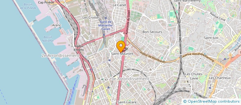 localisation de l'entreprise LA FRICASSEE  MARSEILLE