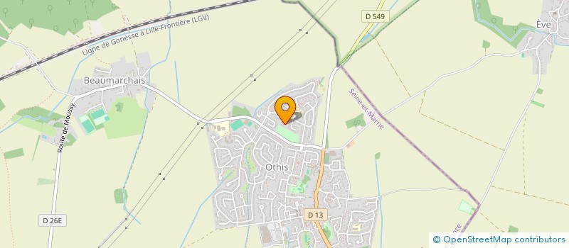 localisation de l'entreprise LA FRICHE  OTHIS