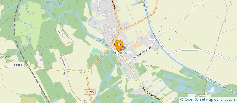 localisation de l'entreprise LA FRIGNICOURTOISE  FRIGNICOURT