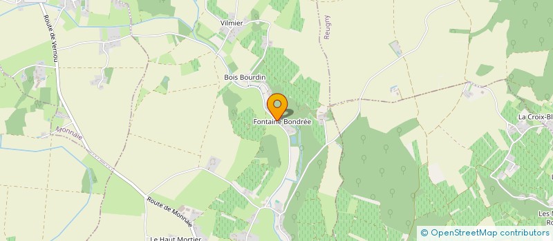 localisation de l'entreprise LA FRILIERE JEAN à VERNOU-SUR-BRENNE