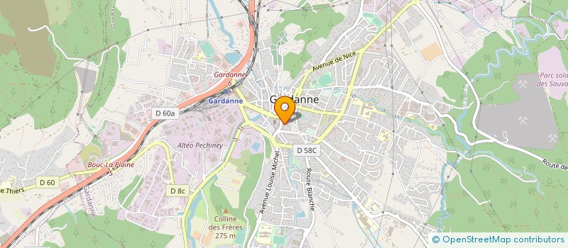 localisation de l'entreprise LA FRINGALE à GARDANNE