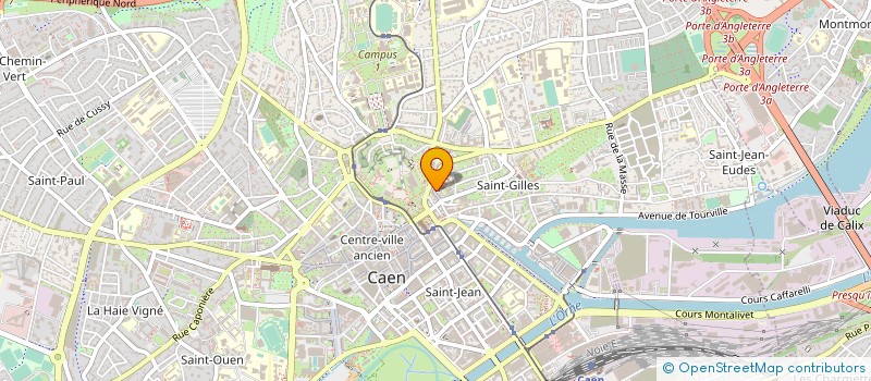localisation de l'entreprise LA FRINGALE  CAEN
